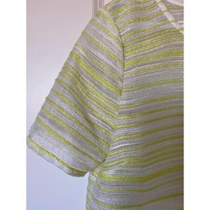 J.O.A. Boxy Stripped Stitched Top